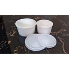Paper Bowl 800 ml / mangkok kertas 800 ml / paper bowl + LID  3