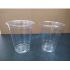 PET 12/14 OZ PLAIN / CLEAR GELAS MATERIAL PET / STARBUCK GLASS 1