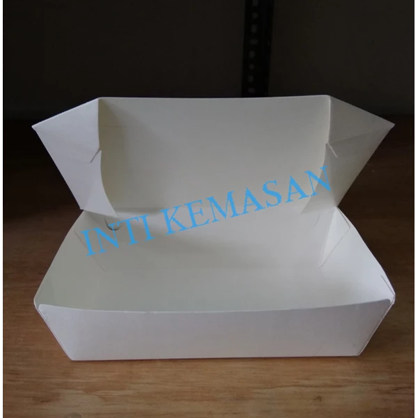 PAPER BOX LUNCH UKURAN L / KOTAK MAKAN BOX / BOX MAKAN