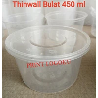 Thinwall 450 ml / Thinwall Bulat 450 ml / Mangkok Bulat