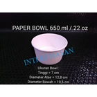 Paper Bowl 650 / mangkok kertas  / paper bowl 650 ML / + LID 2